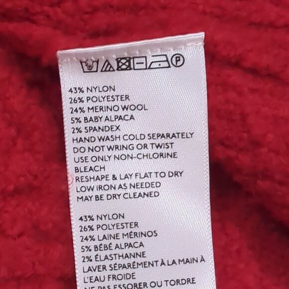 Anthropologie Sweater Womens XS Red Moth Open Front Cardigan - Picture 5 of 7